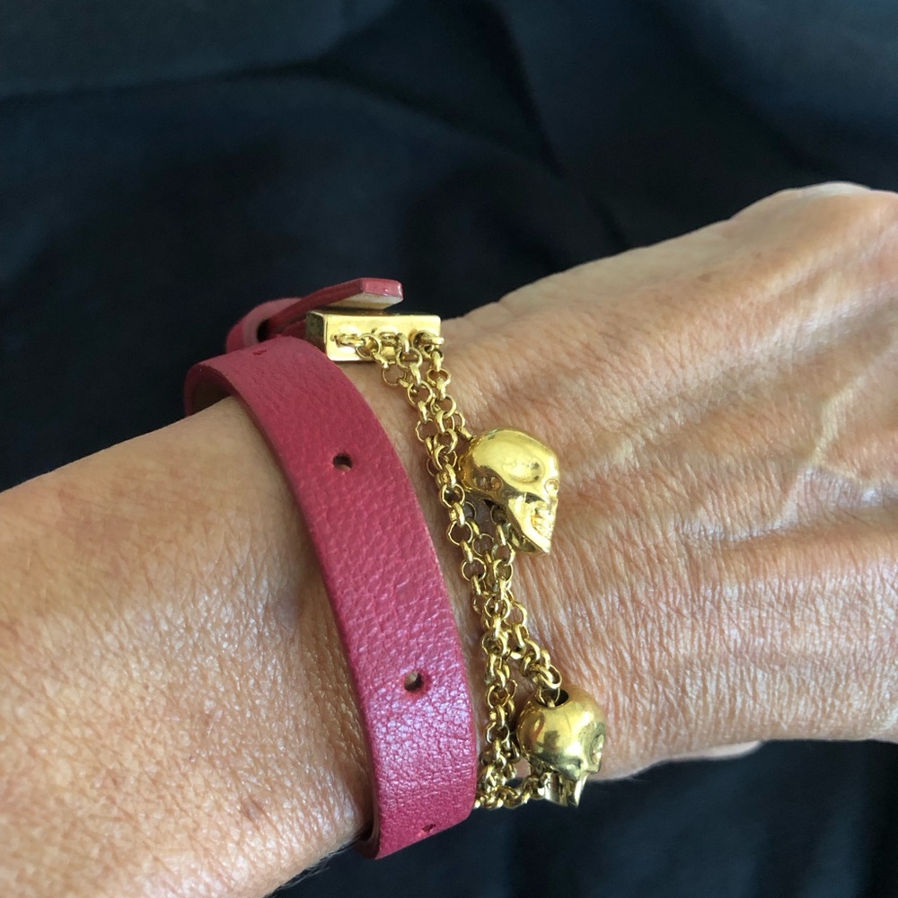 Alexander McQueen skull wrap bracelet